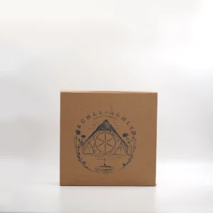 3er Präsentkiste Pappe KÜHLE MÜHLE für drei Fläschchen