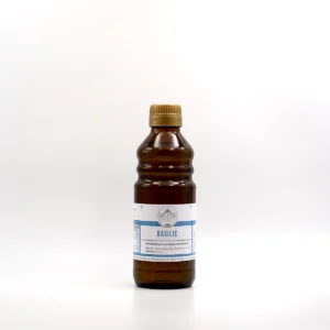 Basilikum-Olivenöl der KÜHLEN MÜHLE in der 250 ml Flasche