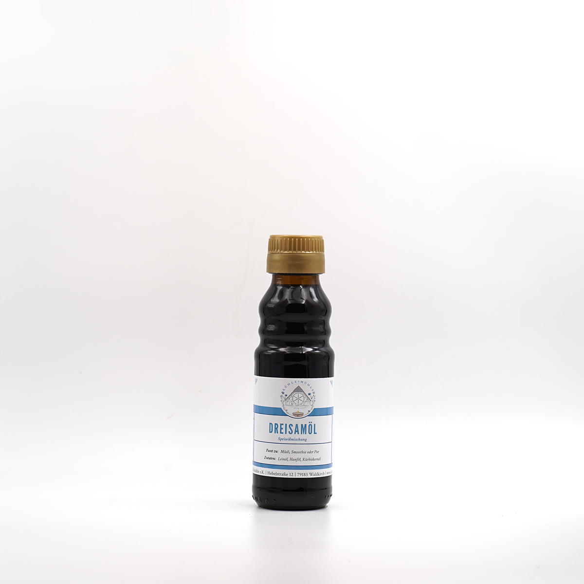 Ölmischung Dreisamöl der KÜHLEN MÜHLE in der 100 ml Flasche