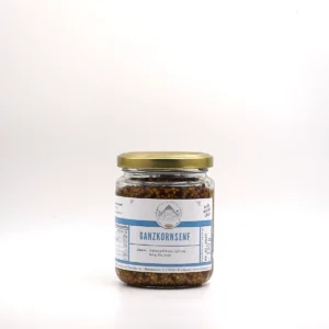Ganzkornsenf der KÜHLEN MÜHLE im 230 Gramm Glas