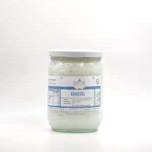 Kokosöl der KÜHLEN MÜHLE im 500 ml Glas