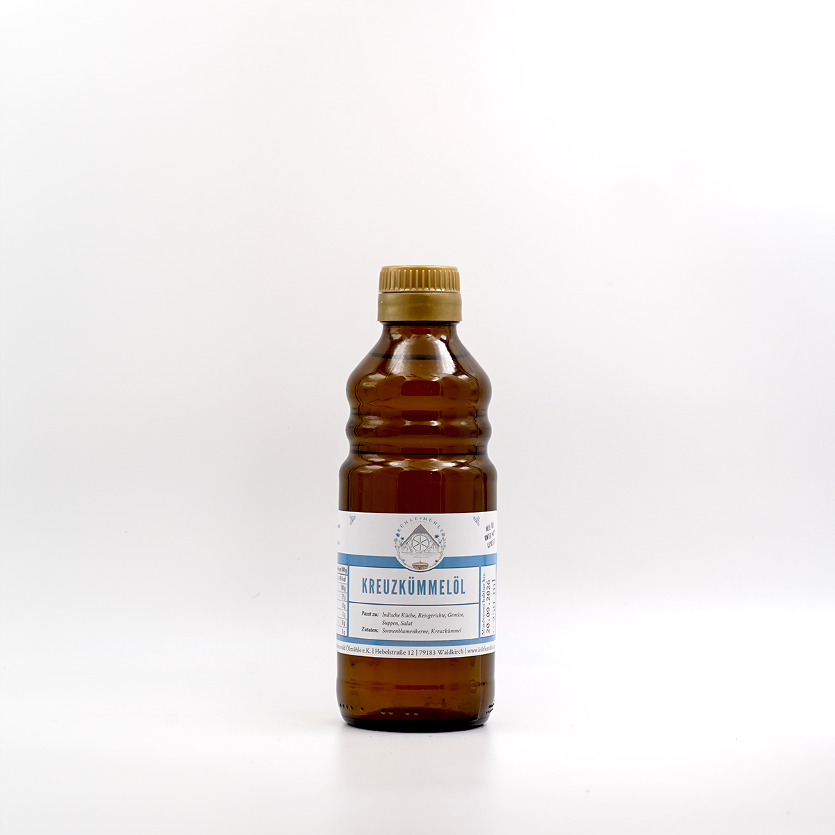 Kreuzkümmelöl Würzöl der KÜHLEN MÜHLE in der 250 ml Flasche