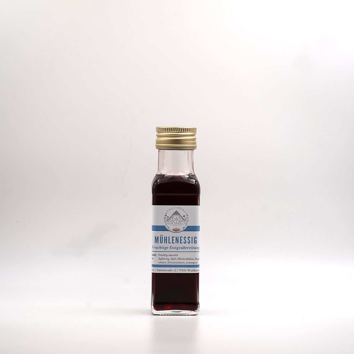 Mühlenessig der KÜHLEN MÜHLE in der 100 ml Flasche