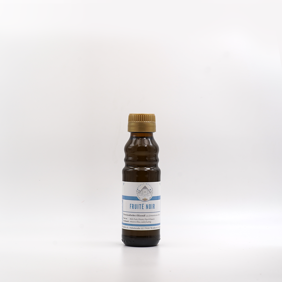 Olivenöl Fruite Noir der KÜHLEN MÜHLE in der 100 ml Flasche