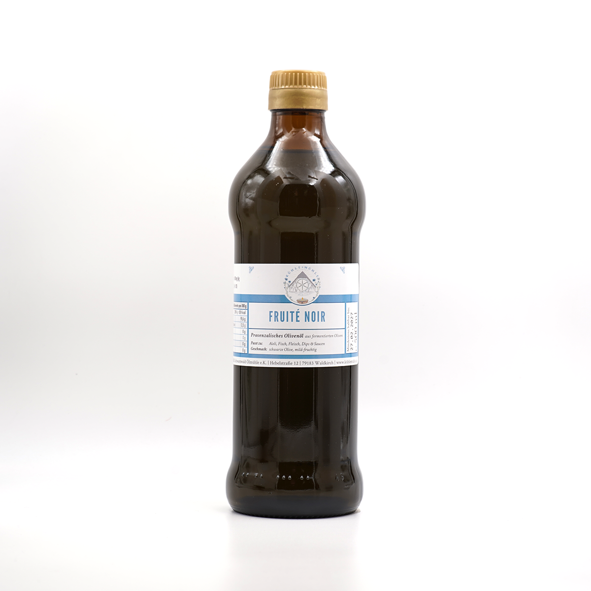 Olivenöl Fruite Noir der KÜHLEN MÜHLE in der 500 ml Flasche