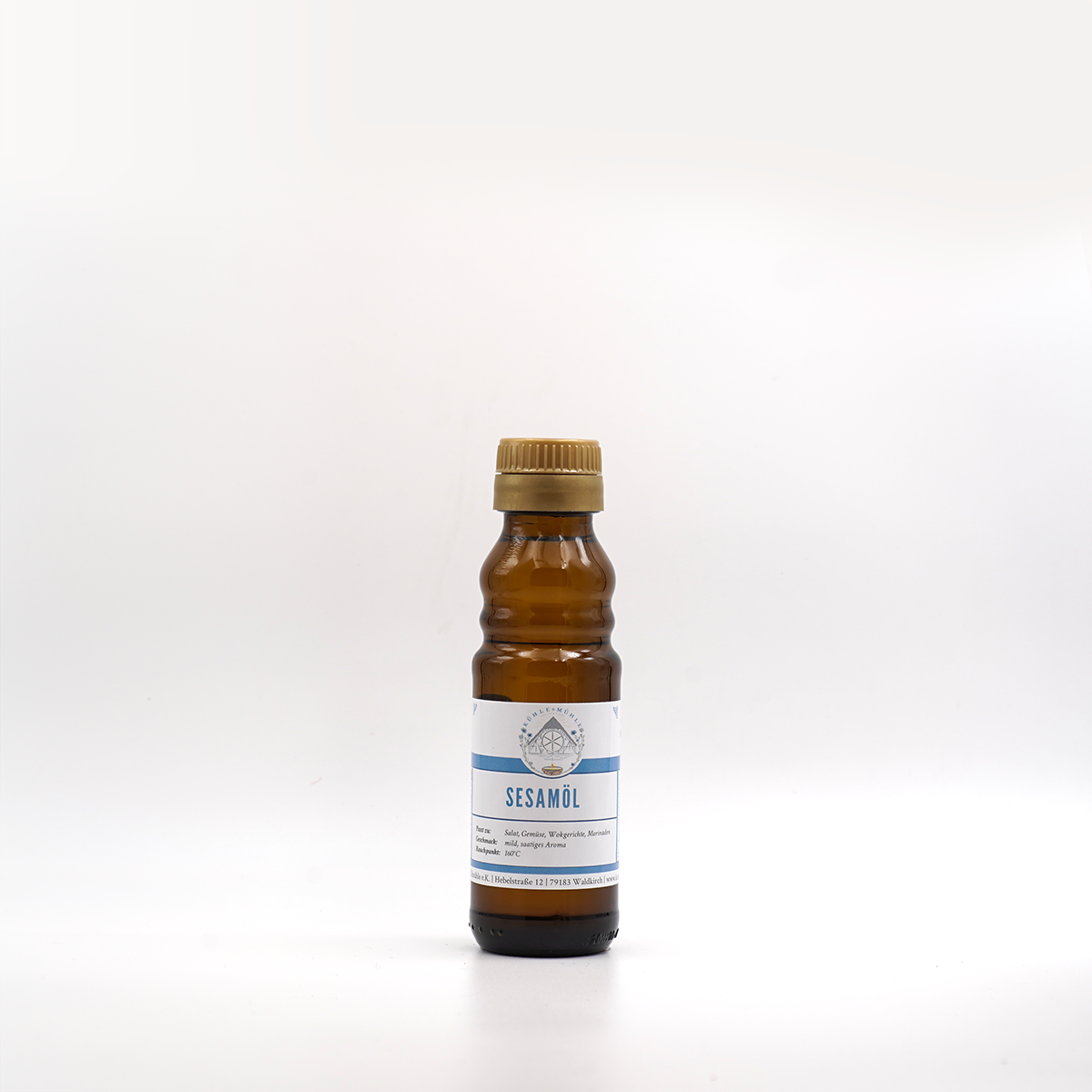 Sesamöl der KÜHLEN MÜHLE in der 100 ml Flasche