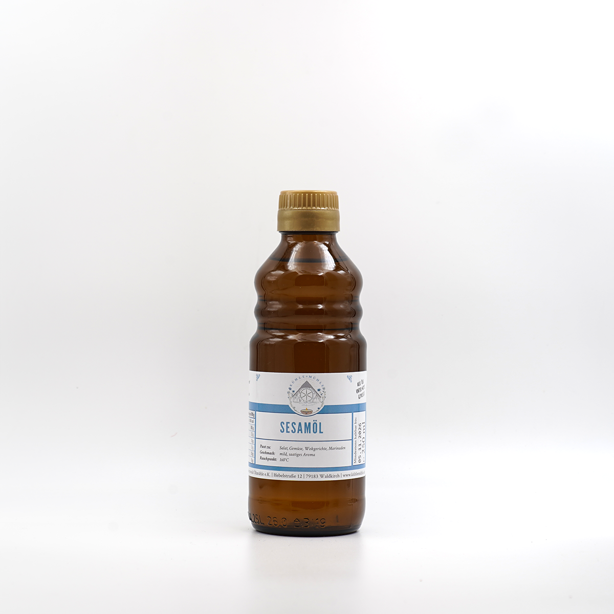 Sesamöl der KÜHLEN MÜHLE in der 250 ml Flasche
