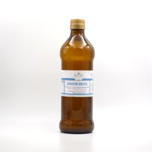 Sonnenblumenöl der KÜHLEN MÜHLE in der 500 ml Flasche