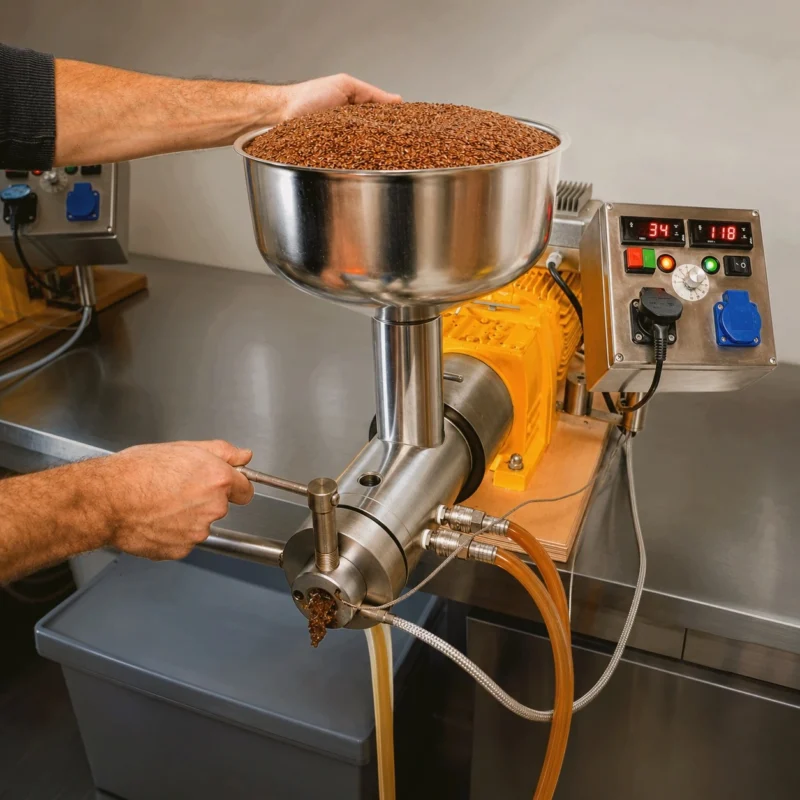 Bild der KÜHLEN MÜHLE zum Thema Cool bleiben und wassergekühlte Presstechnik